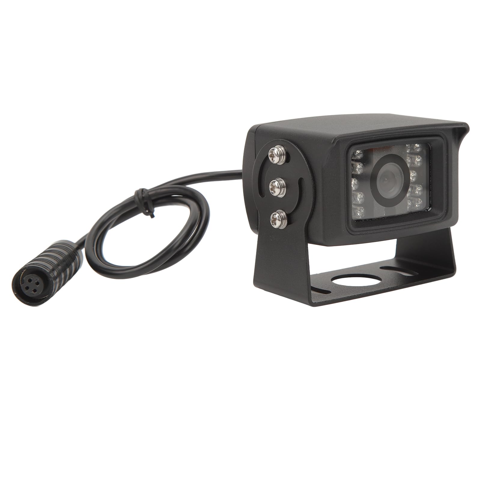 Telecamera posteriore impermeabile 1080p con visione notturna e 18 luci LED a infrarossi per camion, , auto (NTSC)