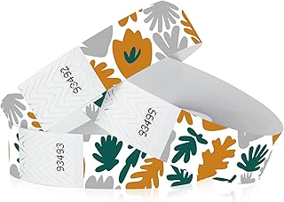 500 WristCo Plant Tyvek Wristbands for Events – Security Cuts & Tamper-Proof Design to Prevent Reuse – Premium-Grade Bracelets for Hospital & Medical ID, Party & VIP Identification
