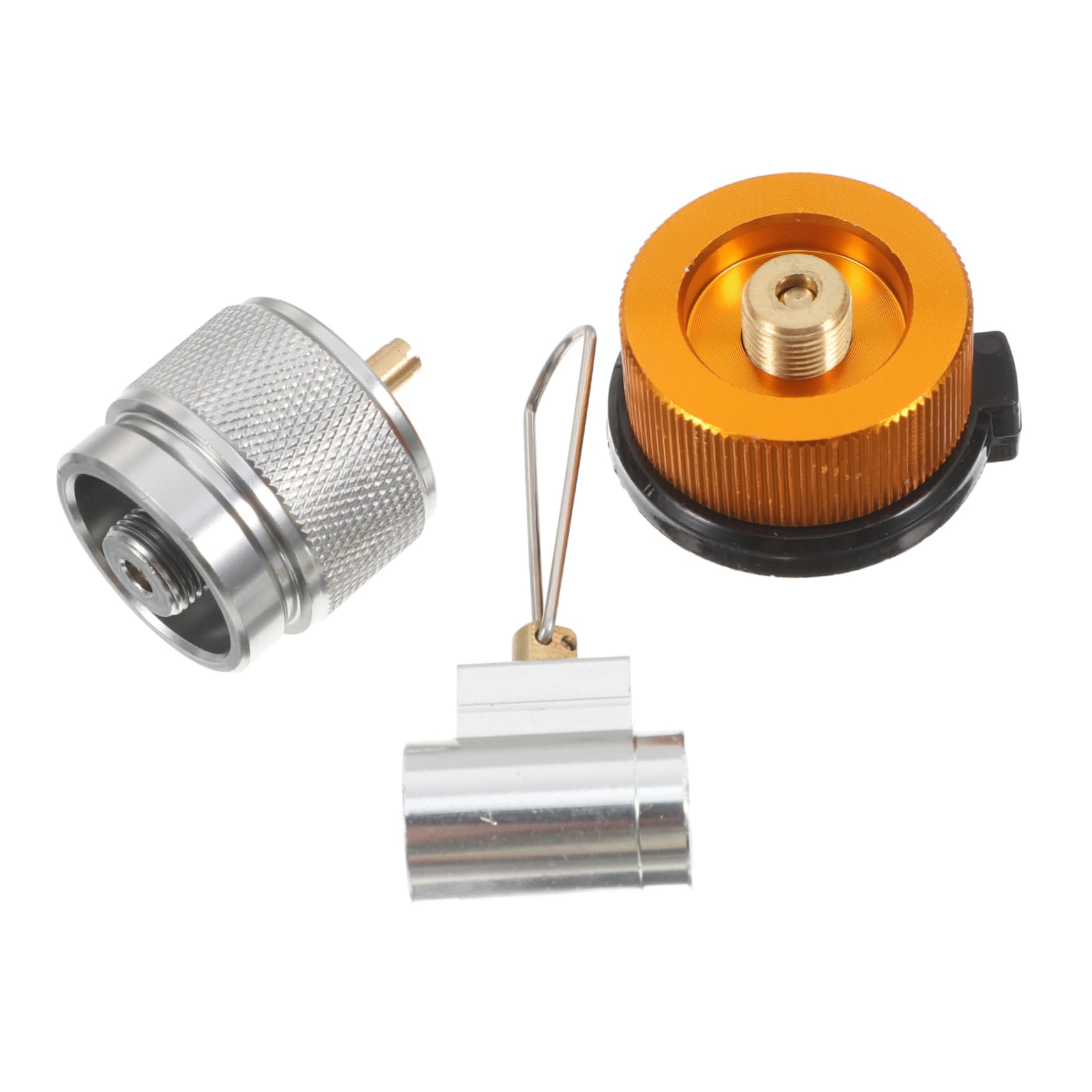 FUNOMOCYA Multi-use Gas Tank Connectors Stove Gas Adapter Set Refill Valve for Outdoor Cooking