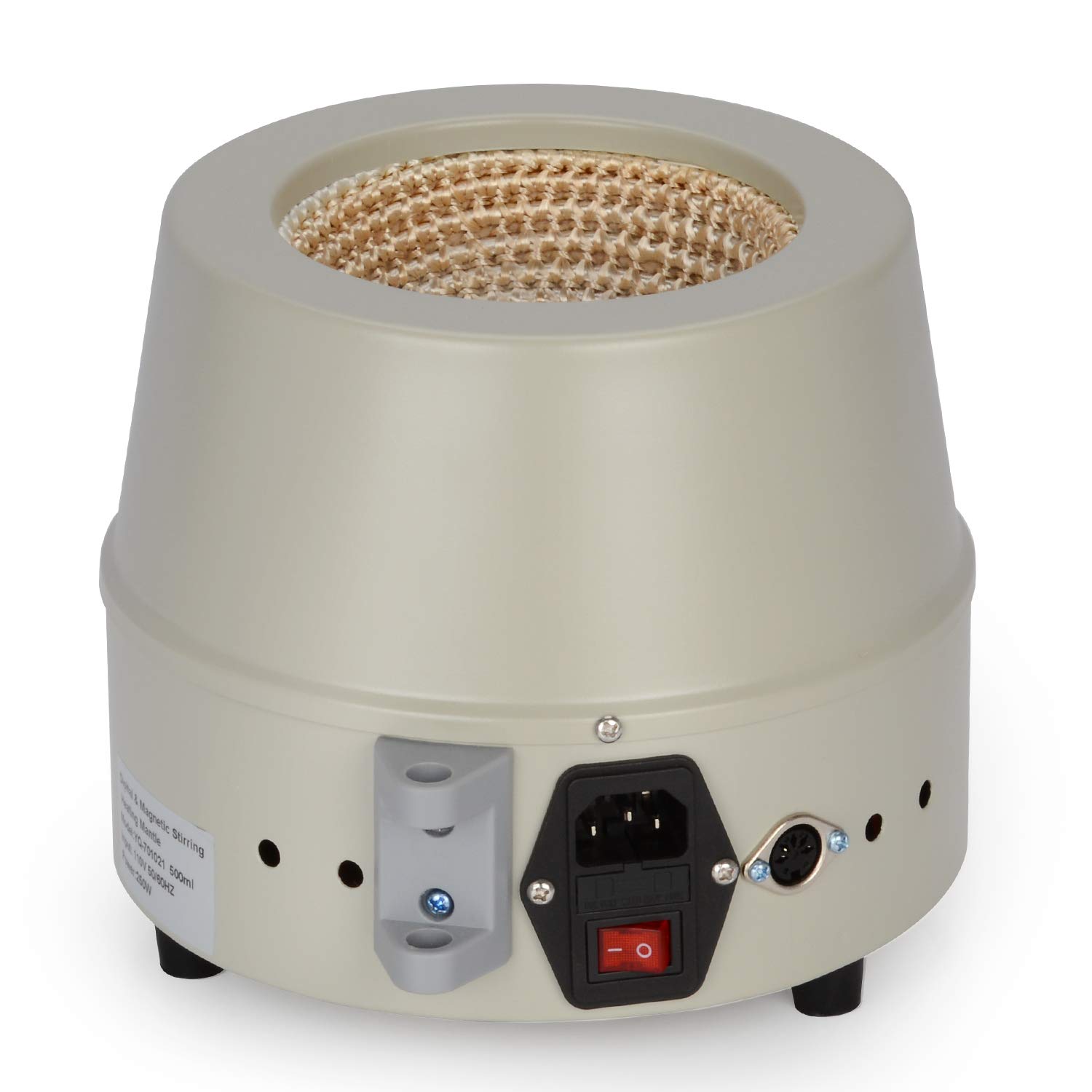 stonylab Chauffe Ballon, Réglables Chauffage et Agitation Electromantle Chauffant électrique avec Agitateur Magnétique et Contrôle de Température Numérique, Heating Mantle 220V / 300℃ 250W, 500ml