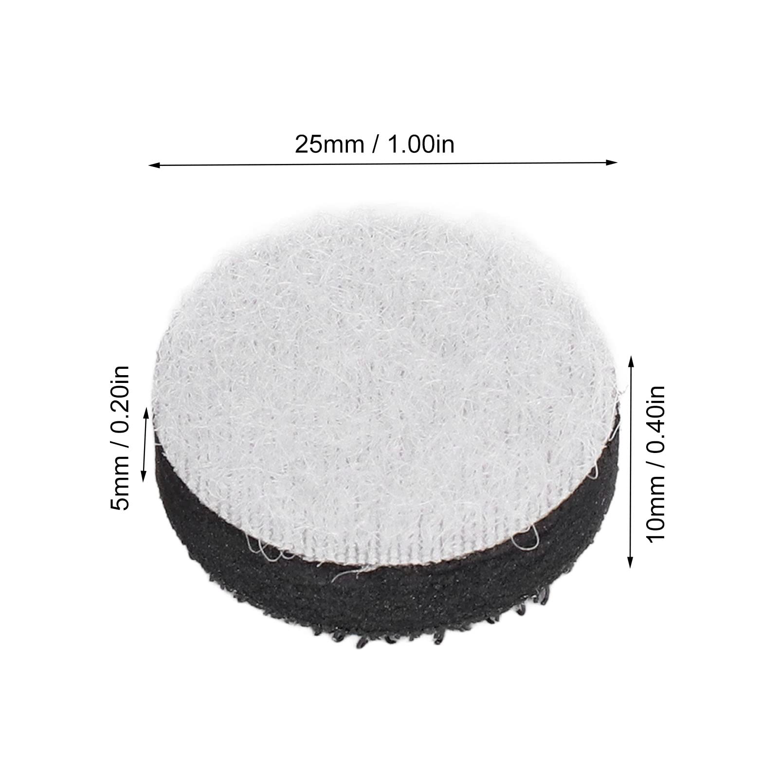 NDNCZDHC 10Pcs Sponge Sanding Pads 25mm Hook and Loop Sponge Cushion Buffer Pad for Sanding Polishing Grinding