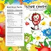 Sour Gummy Candy | 8-Ounce Pack | Blastz Star Gummies | Assorted Fruit Flavors Chewy Candy | Party Favors | Blue Raspberry, Tutti-Frutti, Green Apple, Strawberry