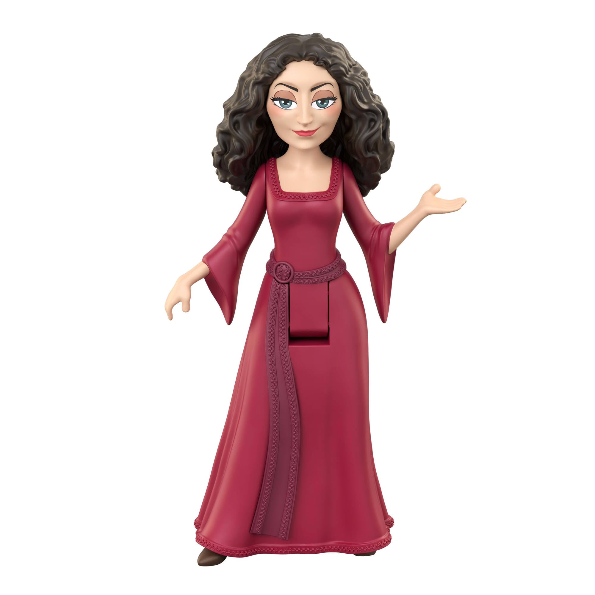 Mattel Disney Princess Księżniczka Disneya Roszpunka Zestaw 4-pak, 3 małe lalki – Roszpunka, Flynn Rajtar, Matka Gertruda oraz figurka koń Maksimus z siodłem, zabawki dla dzieci 3+, JHG85