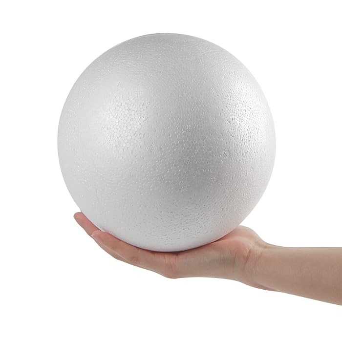 Buy DIYASY 20cm Polystyrene Balls, 2 Pieces Large Styrofoam Balls