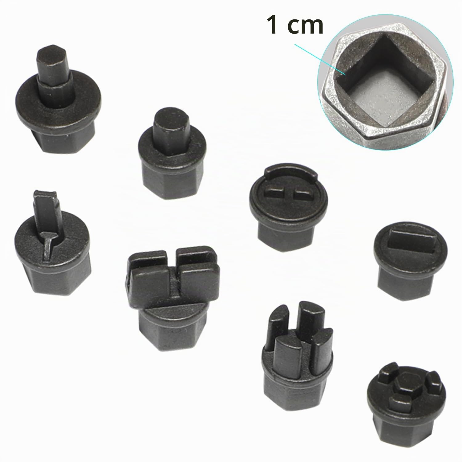 DPTOOL Strumento di rimozione del tappo di scarico Olio, da 11 pezzi compatibile con GM VW Ford Mercedes BMW con chiave a cricchetto e presa | Compatibile con GM VW Ford Mercedes Benz Audi BMW Chrysler Lincoln Volvo Mazda Sostituire 090-999 DPR350