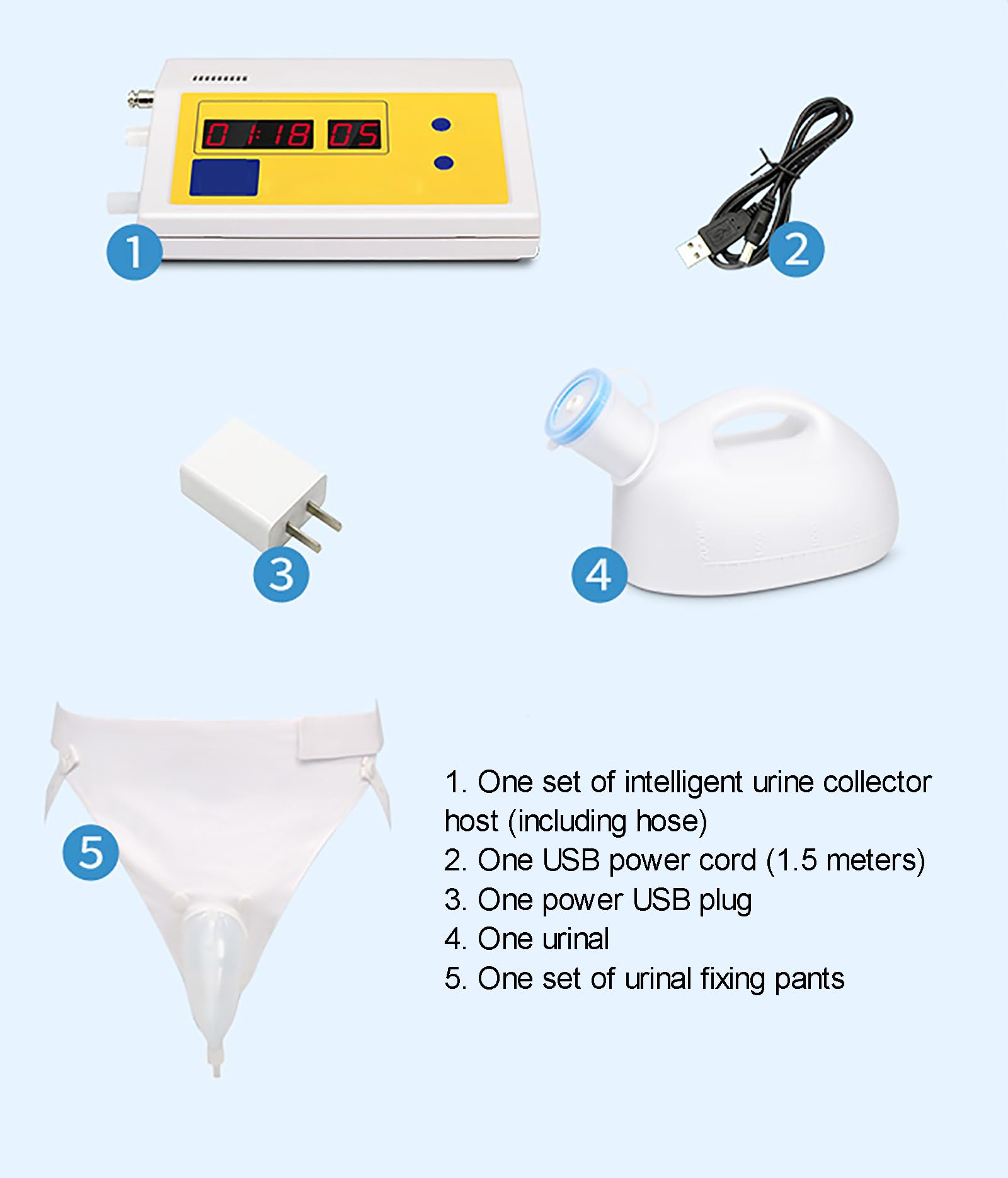 Raccoglitore di urina Orinatoio Elettrico indossabile in Silicone Ventilato Aderente Design Confortevole Riutilizzabile Delicato sulla Pelle e inodore