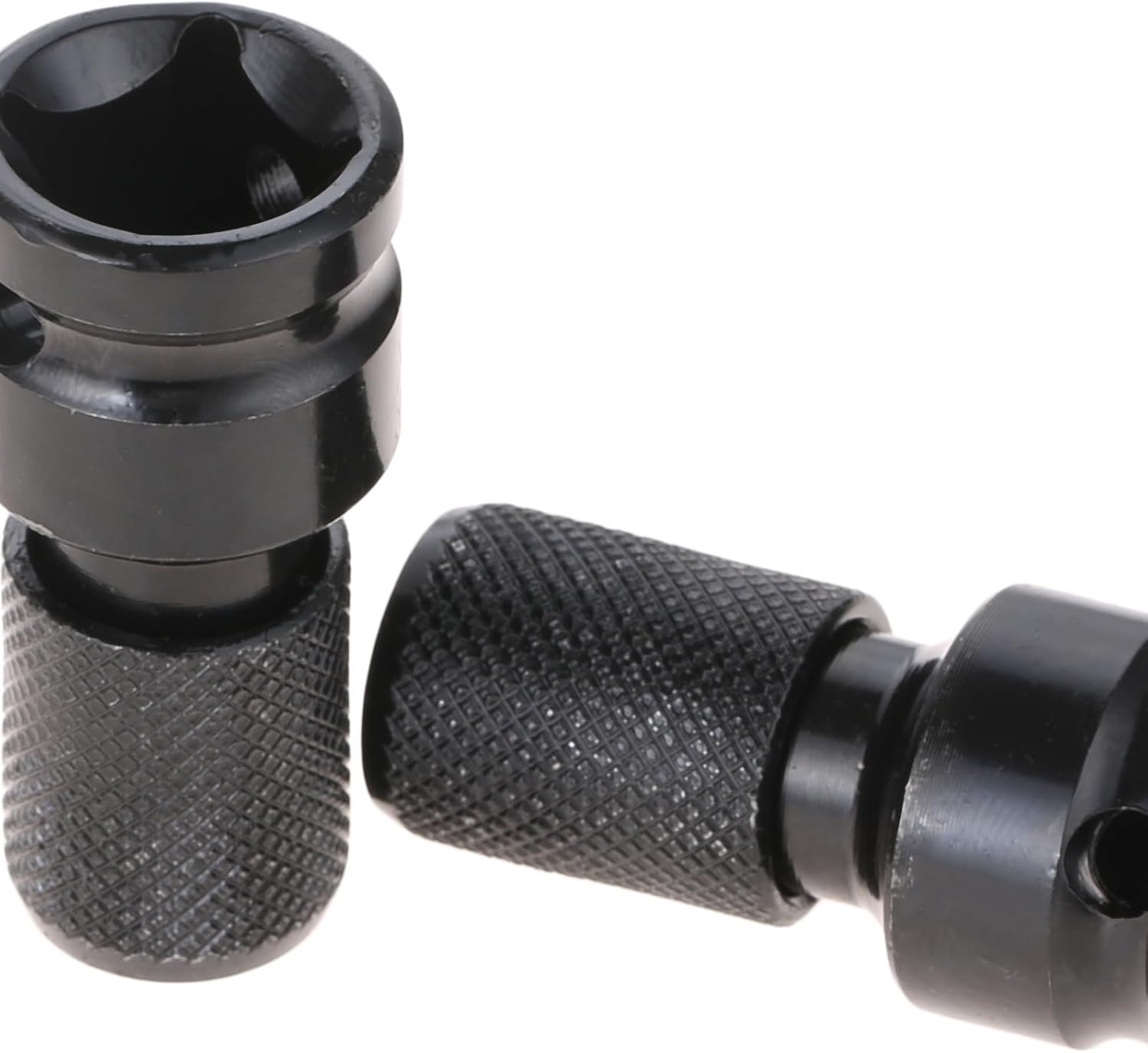 4PCS 1/2-Inch Square Drive to 1/4-Inch Hex Female Socket Adapter Converter Chuck Adapter, Quick Change Adapter for Air and Electric Wrench