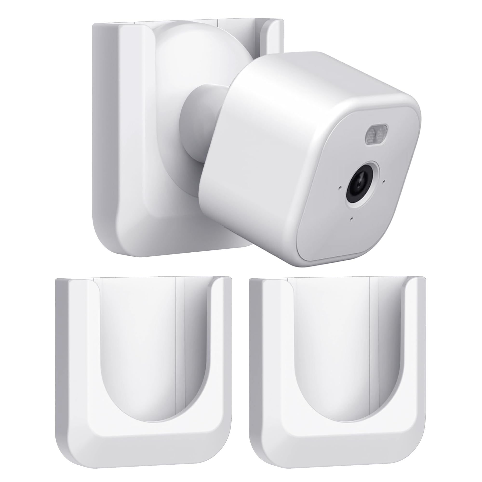 Blink Mini 2 Camera Adhesive Wall Mount Bracket, Strong Adhesive Durable Camera Mount Stand for Blink Mini Indoor Camera, No Drill, No Screws, Decorate Damage-Free, Easy to Install (2 Pack)