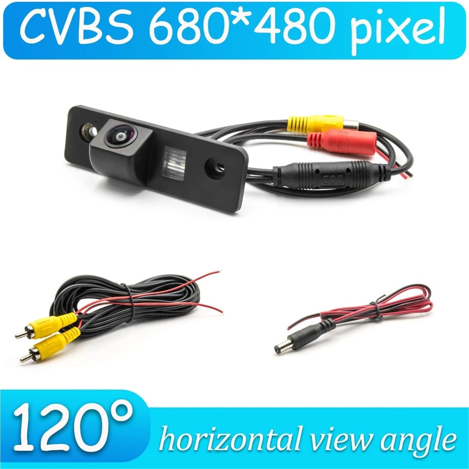 Zamiennik dla Fiesta MK3 Mk4 4D 2D 2002 ~ 2014 CCD HD AHD AHD kamera cofania widok z tyłu samochodu kamera cofania cofania kamera cofania (C135 AHD 720P) (A120 CVBS 680x480)