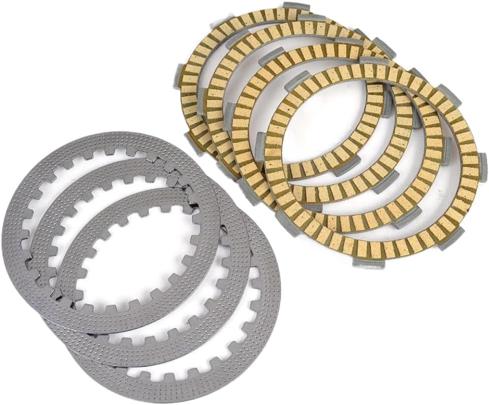22201-166-000 Clutch Friction Disc Plates Compatible with CRF100 NSR75 XR100 CR50 RE RF HA100 ATC125 H100 CA125 V W X 22311-KN4-680