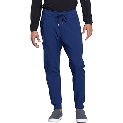 Jogger Scrubs for Men – 4-Way Stretch with Drawstring Elastic Waist, Cargo Pockets, Superior Performance & Comfort CK004A