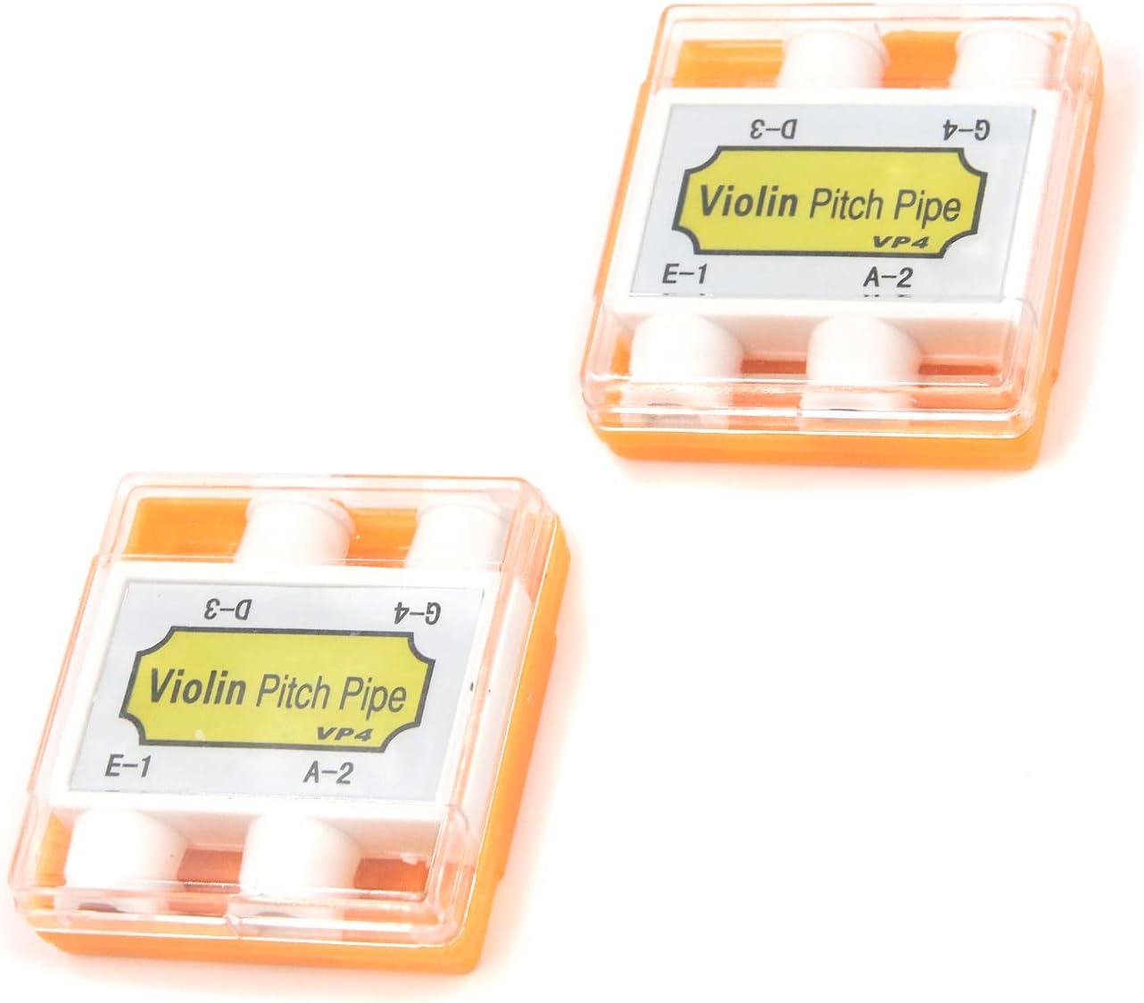 Dnyta 2 Pcs Violin Pitch Pipe Mouth- Four-Holes Tuning Tone Setter(G/D/A/E)