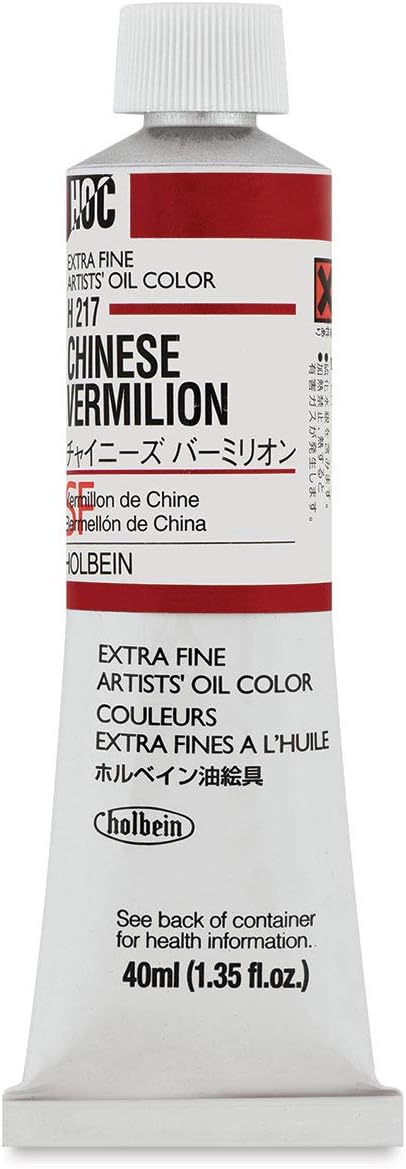 Holbein Artists Oil 40ml Chinese Vermilion (G)