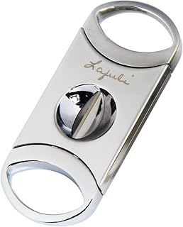 HAWAN Cigar Cutter Silver V-Cut Stainless Steel Cigar Guillotine
