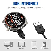 Vista 6 de Cable de carga Amazfit Bip 6, cable de carga de repuesto para Amazfit Bip 6, Active 2 SmartWatch de 3.3 pies (negro)