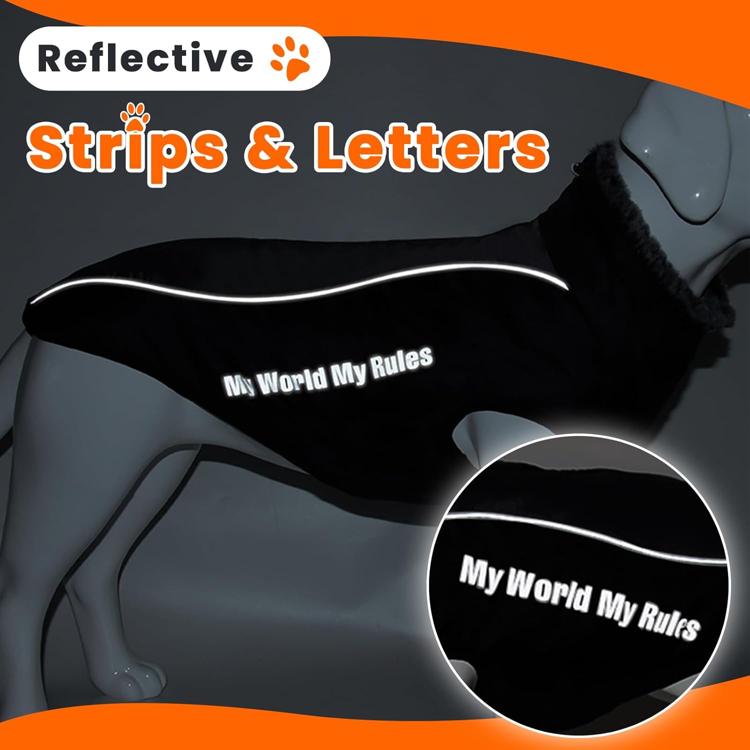 Dog Winter Jacket for Medium Large Dogs,Waterproof Reflective Dog Coat with Harness, Fleece Snowsuit,Warm Pet Winter Coat(grey-4XL)