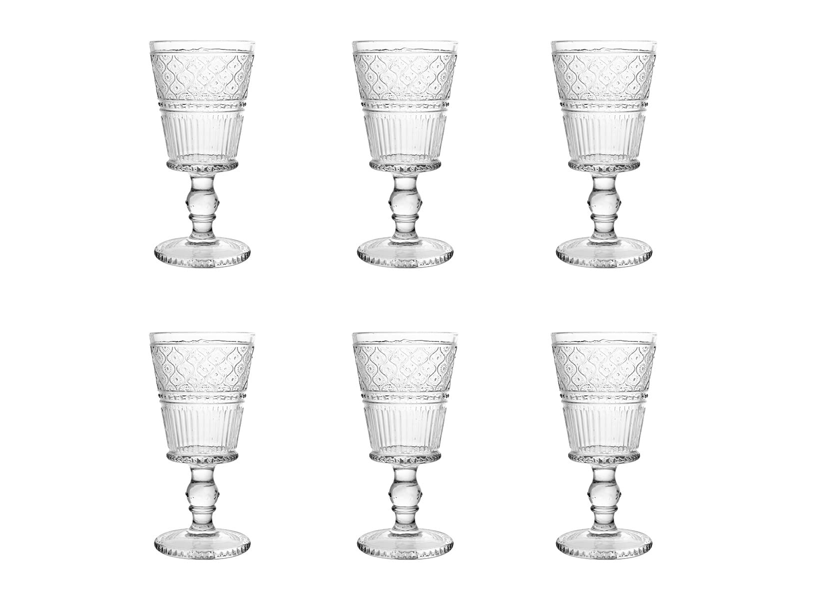 Calici romance H&H verres transparents cl 24 robustes pour éviter la casse au quotidien