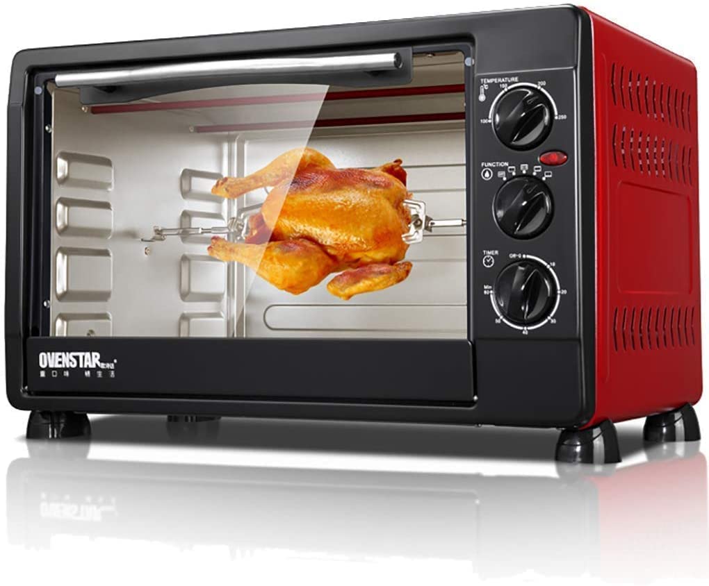 Forno Multifunzionale da 30 Litri, impostazione della Temperatura del Vapore da Tavolo per Uso Domestico e Forno tostapane da appoggio a convezione da 60 Minuti utile