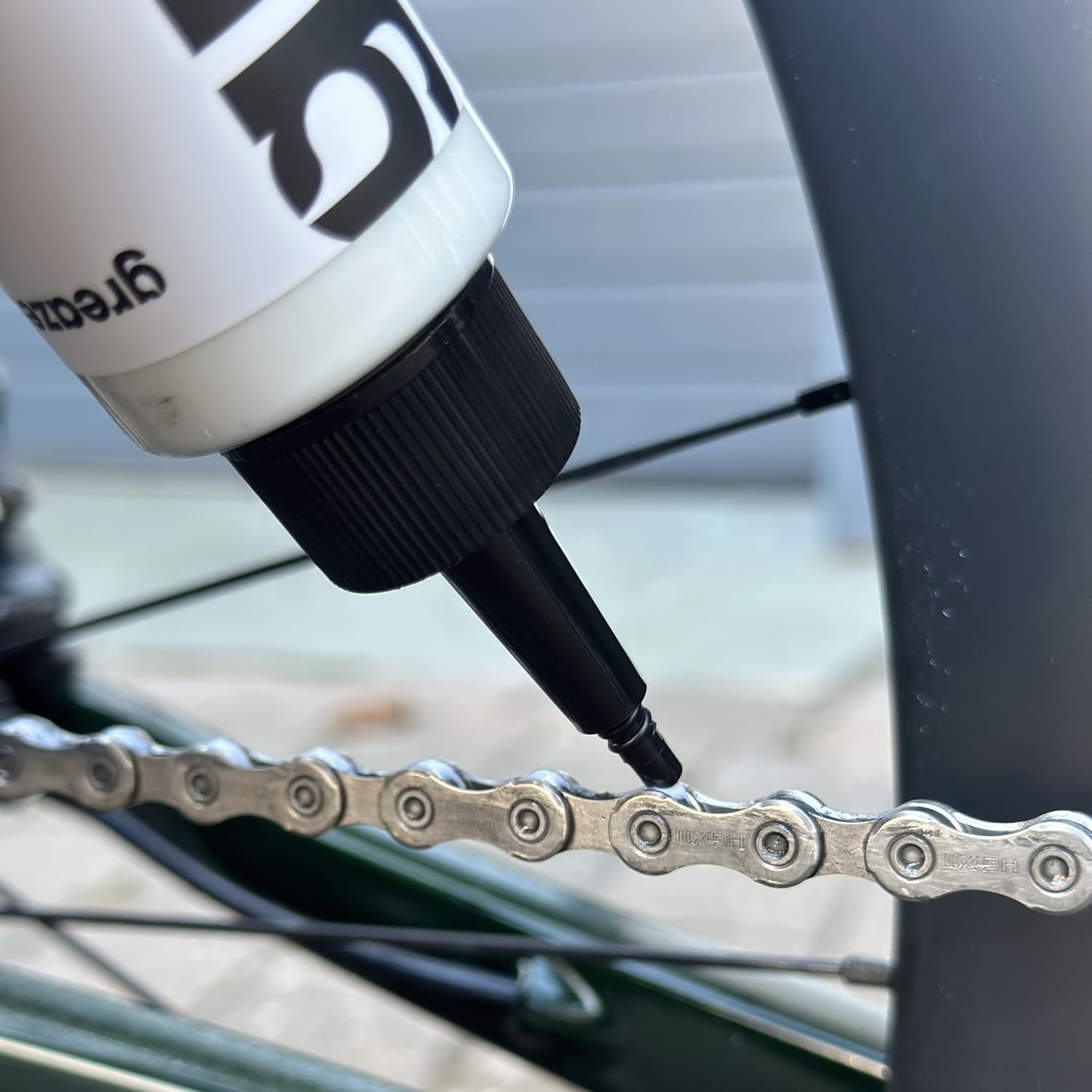 greaze Kettenwachs Fahrrad Reinigungsset - hochwertiges Fahrrad Kettenwachs- nachhaltiges Kettenwachs Rennrad - Kettenwachs im Set - Premium Kettenpflege Fahrrad (Kettenwachs Reinigungsset Einzeln)