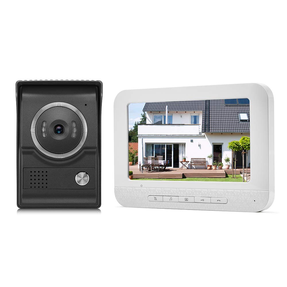 Eacam Video Doorbells - Waterproof Video Door Phone Doorbell Intercom Kit 7 inch TFT-LCD Color Screen 1 Indoor Monitor & 1... - Review, Price and Buying Guide