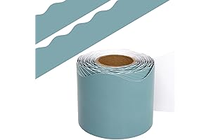 Calming Blue Bulletin Board Borders Scalloped Border Trim for Classroom 52ft