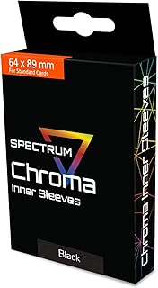 BCW Spectrum Black Chroma Inner Sleeve - 100 ct