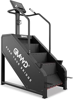 GMWD Stair Stepper Machine, Commercial Grade Stair Climber with LED Display, Stair Machine for Cardio, 15 Resistance Levels, 24-164 Steps/Min, Exercise Machine for Home