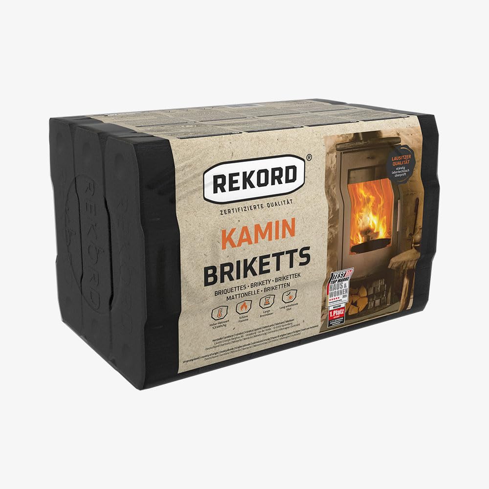 REKORD Briketts 10 kg Folie (90 x 10 kg) Palette