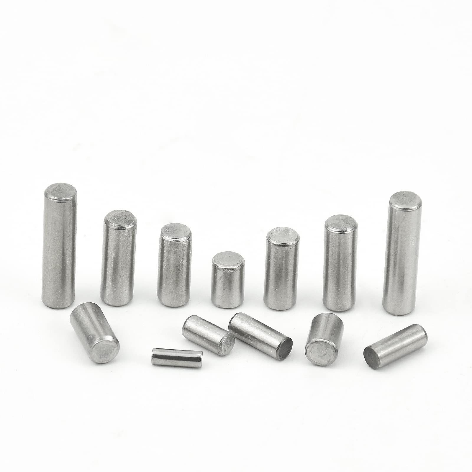 BIGP 300 Pezzi Spina Centraggio, M2 M3 M4 Cilindrica Perno Supporto in acciaio inox 304 per porte, finestre, prodotti in legno, letti matrimoniali, scaffali