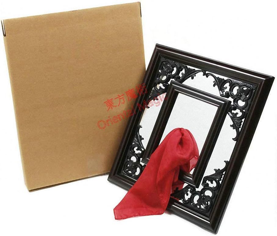 Silk Through Mirror Magic Tricks , Party Tricks, Amazing Tricks , Magic Kit,Stage Magic