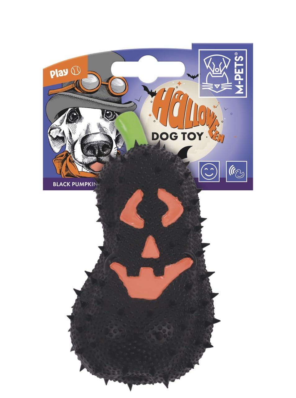 M-PETS HALLOWEEN BLACK PUMPKIN KÖPEK OYUNCAĞI
