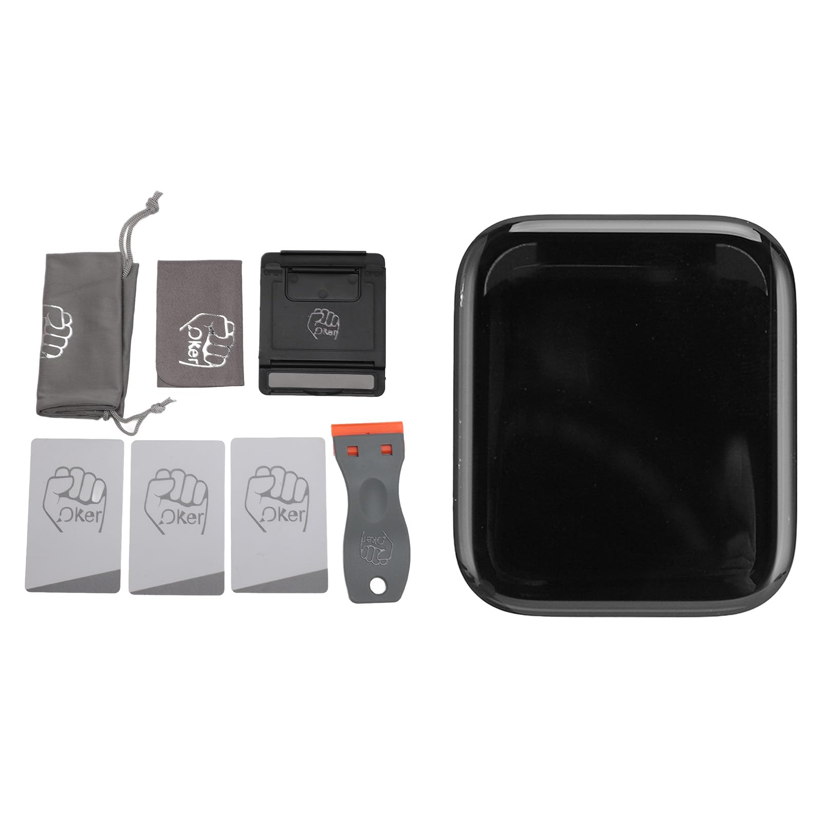 Generic Wysokiej Jakości Zamiennik Ekranu Dotykowego Zegarka dla IOS Watch Series 4 z Kompletnym Zestawem Narzędzi do Naprawy (40mm)