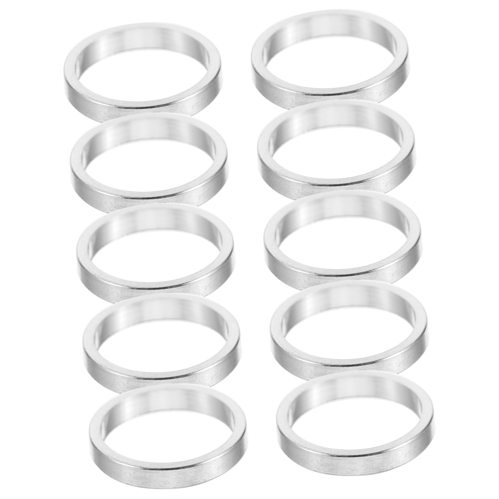 SUPVOX Upgrade Your Mountain Bike Pcs Aluminum Stem Headset Spacers Secure Bike Fork Spacer Kit