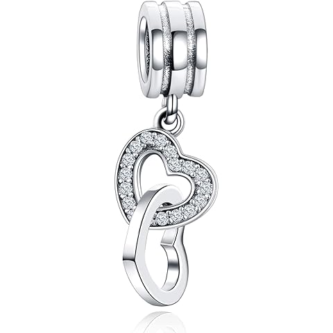 Annmors Charms for Bracelets Family Animal Safety Chains Nature Dangle for Women Bracelets & Necklace Pendant