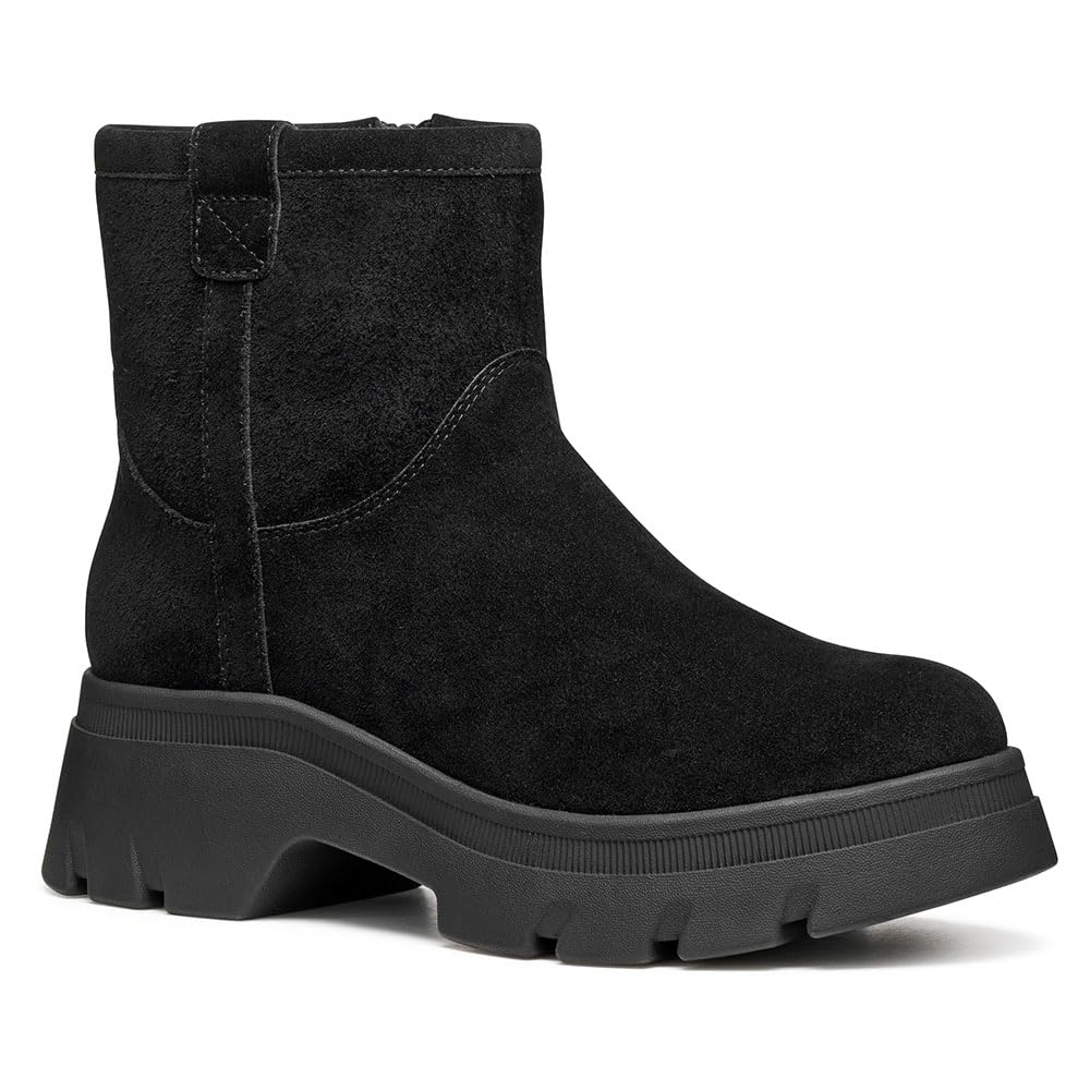 Geox Woman D Pluette Ankle Boots Black 36 EU