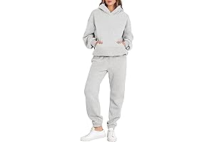 Womens 2 Piece Outfits Lounge Hoodie Oversized Sweatshirt Jogger Sweatpants Y2K Tracksuit...