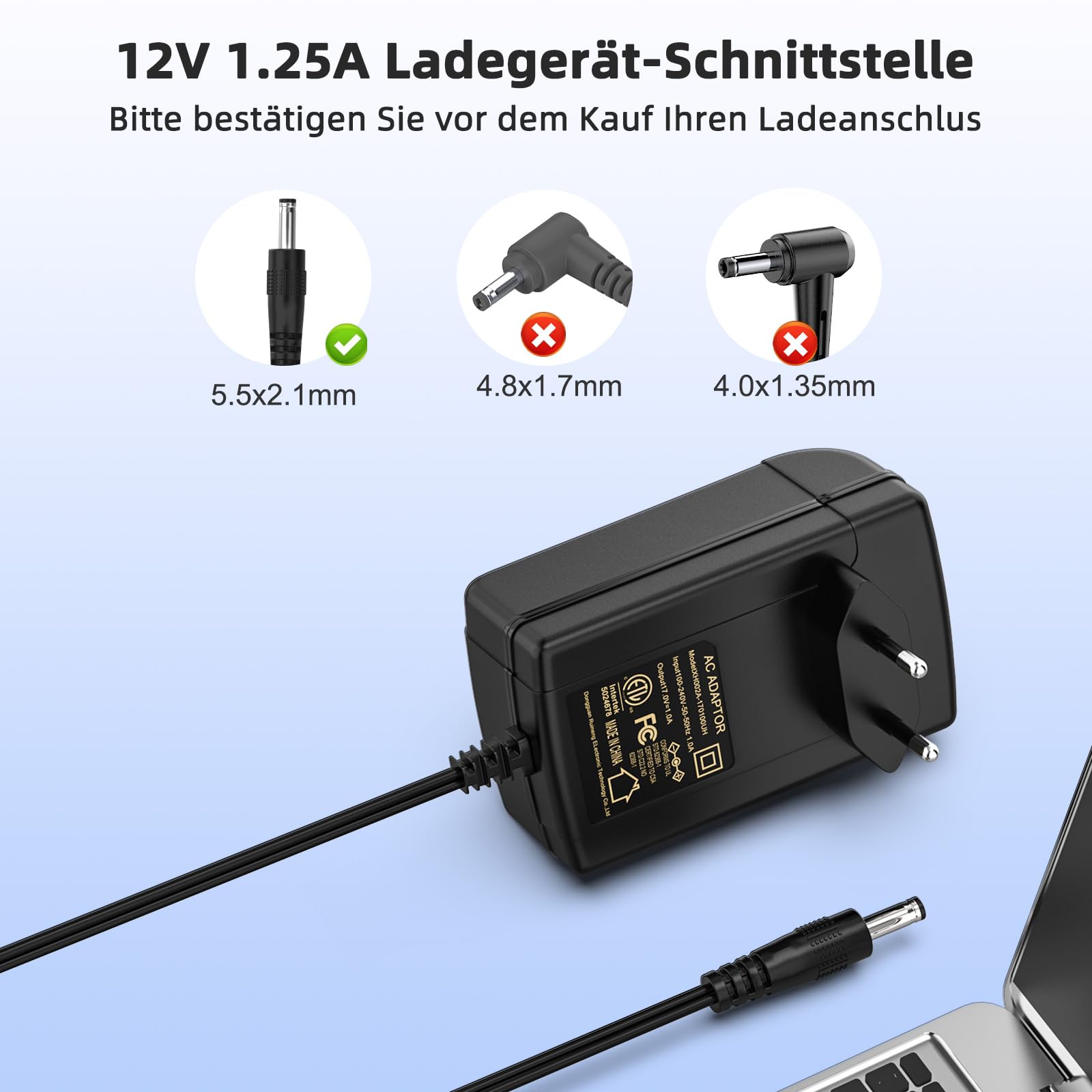 17 V 1 A zasilacz adapter ładowarka do Bose SoundLink Bluetooth Speaker I, II, III (5,5 x 2,1 mm)
