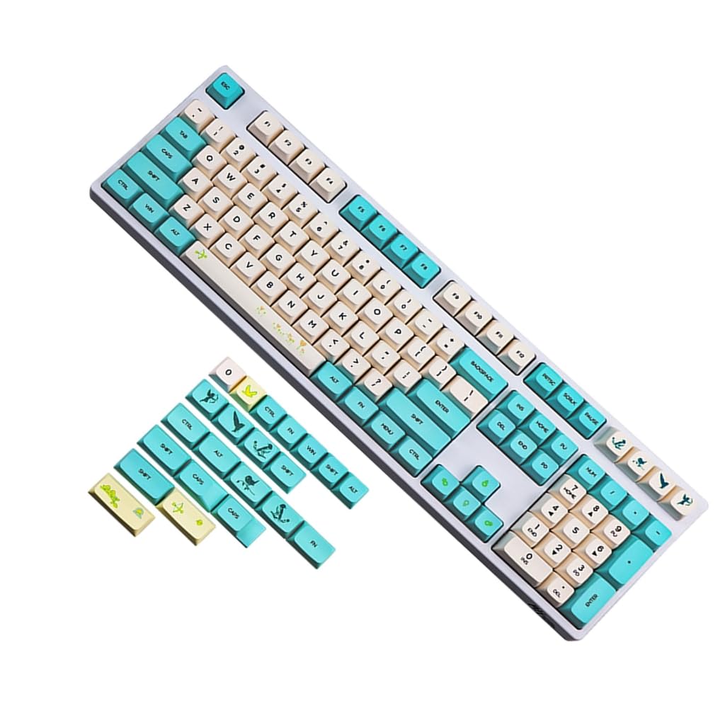 Spring Blooms Nasadki klawiszy PBT Dye Sublimation Process Keycap 130 klawiszy Profil XDA do instalacji klawiatur mechanicznych