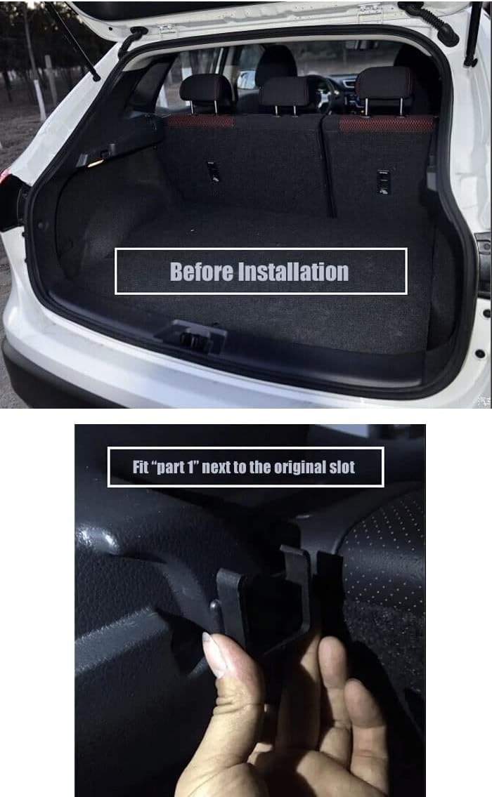 Fit For Nissan For Qashqai 2014-2016 Retractable Cargo Cover Parcel Shelf Shade Trunk Liner Screen Boot Luggage Security Cover Shield