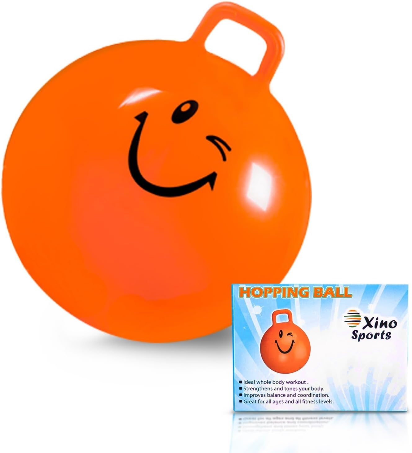 Blue and Orange Hopping Ball Bundle
