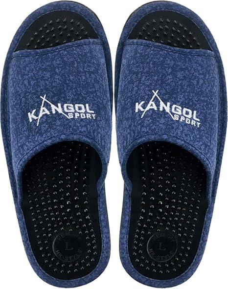 Amazon オクムラ 健康 スリッパ 足裏 ツボ Lサイズ ブルー カンゴール Kangol ブランド Rkaa5901bl オクムラ スリッパ 通販