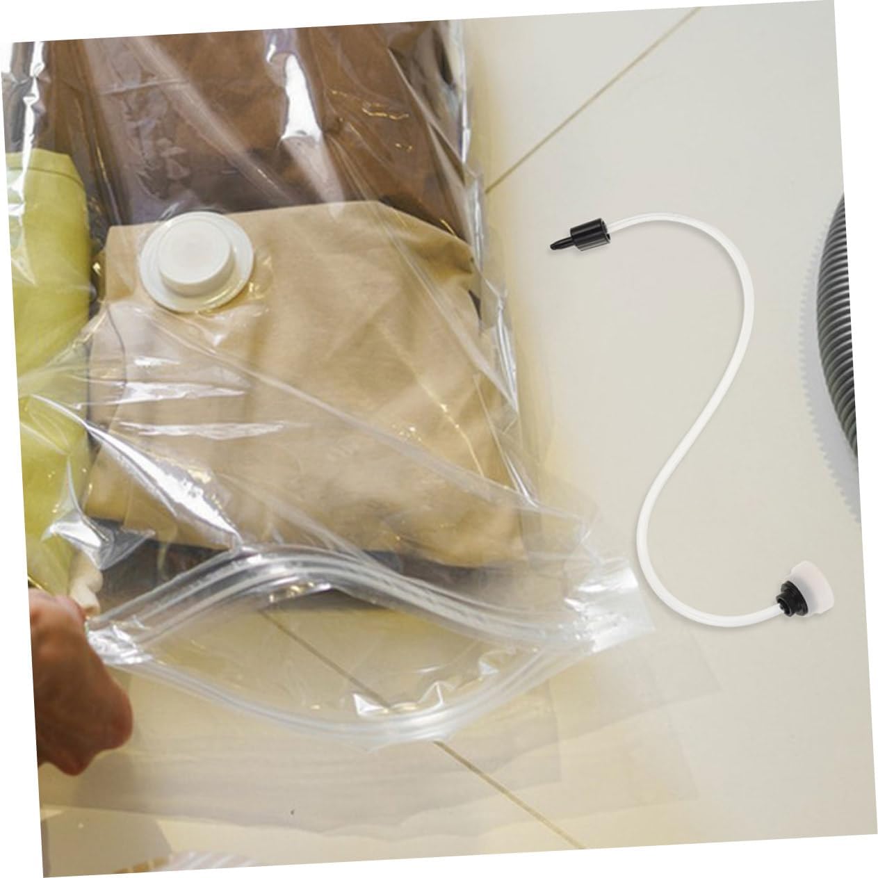 4pcs Sealing Machine Accessory Hose Vacuum Flexible Tube Food Sealer Tubes Kitchen Vacuum Attachment Kit