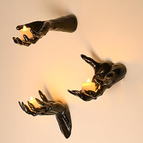 3PCS Halloween Decorations Hand Wall Mount