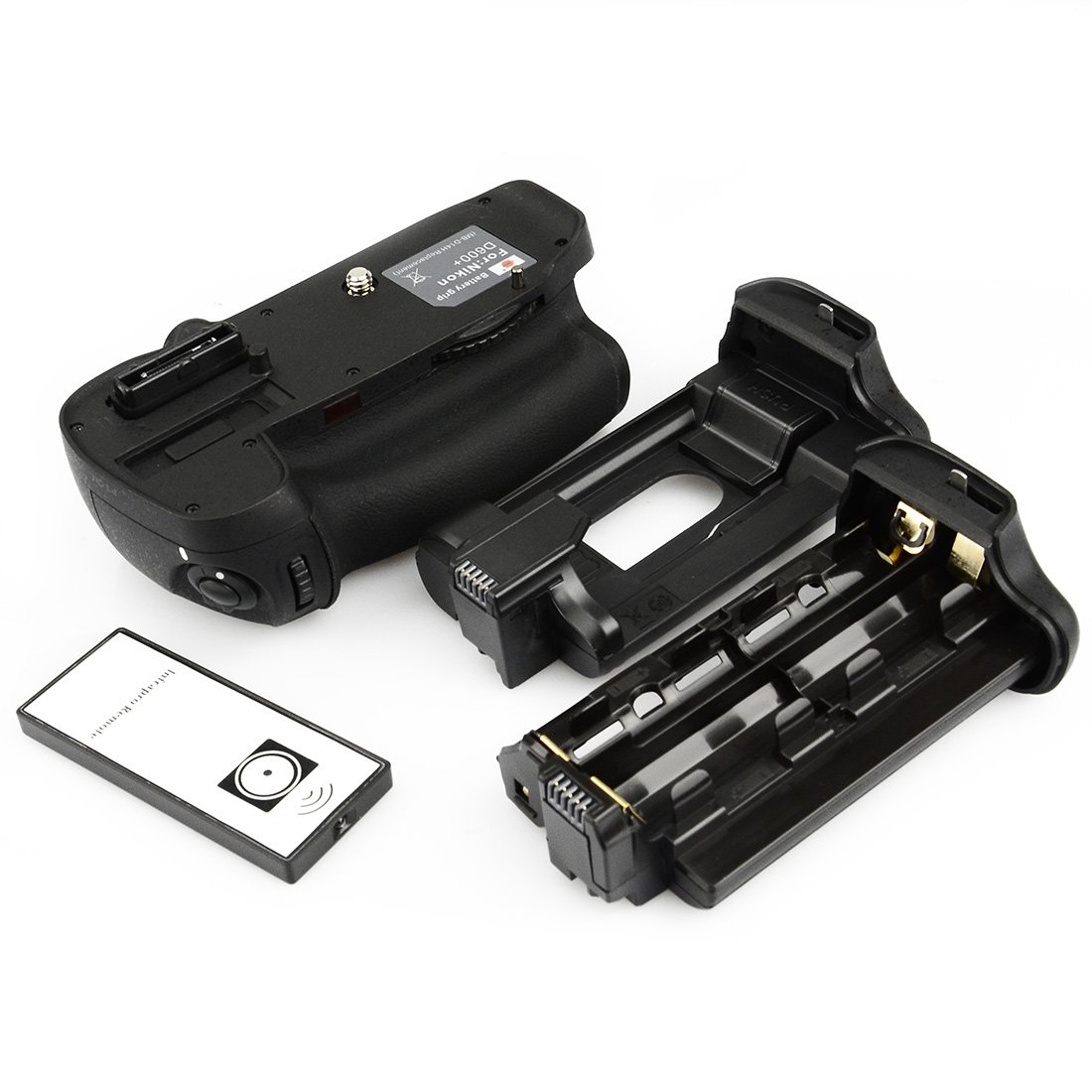 Grip de batería DSTE vertical para cámara Nikon D600 compatible con MB-D14 8