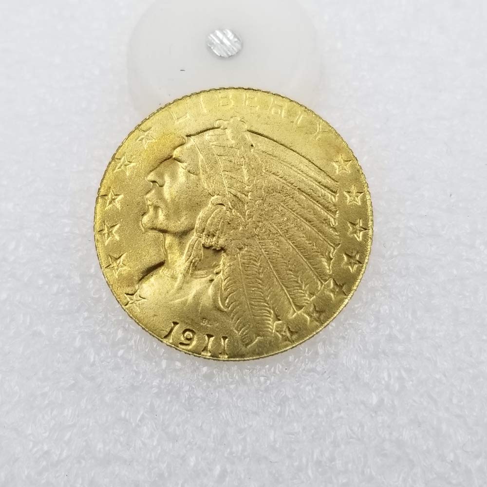 1911 amerykańska głowa indyjska nikiel stare monety - amerykańska pamiątkowa amerykańska stare monety - śmieszne monety świata - Morgan Dolar moneta rzemiosło + torba na prezent KaiKBax ulubiony prezent