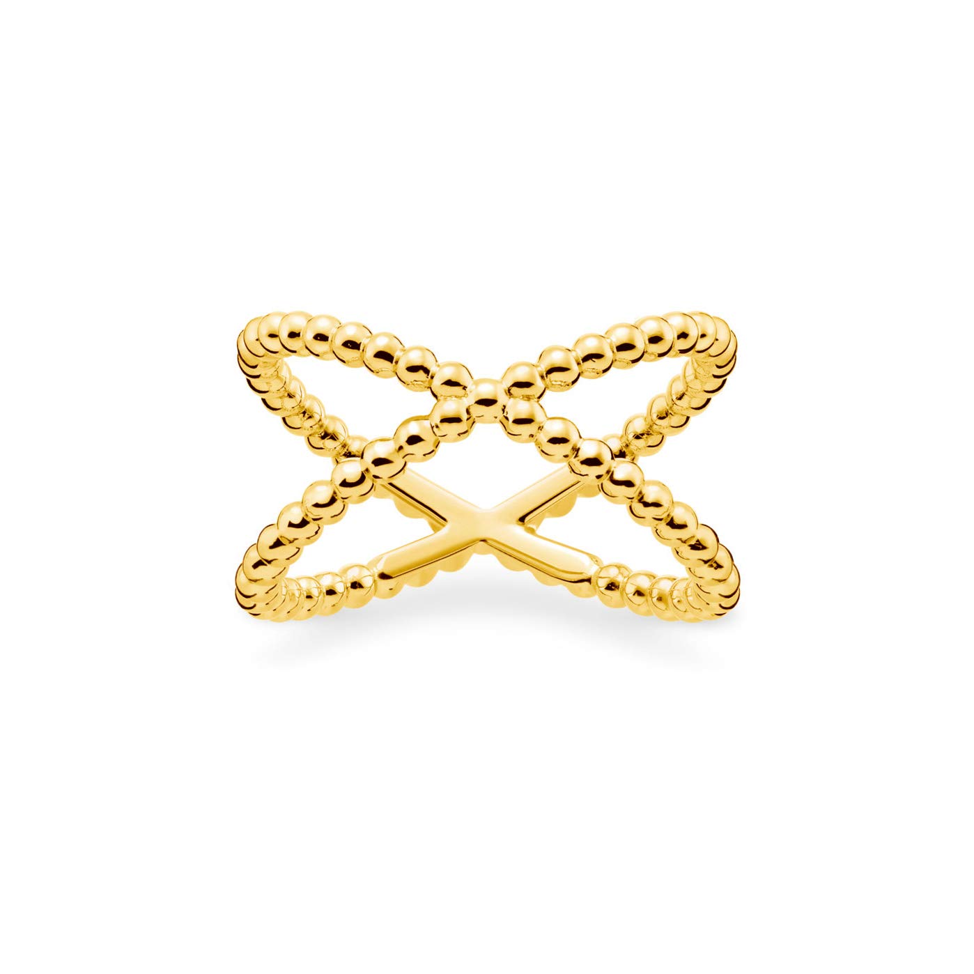 Thomas Sabo ring balls gold plated silver TR2152-413-39-52