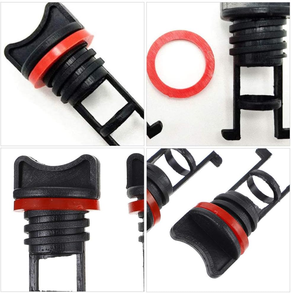 3pcs Kayak Scupper Plugs Boat Drain Plugs Kit Thread Bung for Kayak Canoe Boat - Image 5