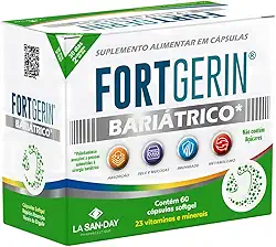 Fortgerin Bariátrico (60 Cápsulas) - Contém 23 vitaminas e minerais essenciais