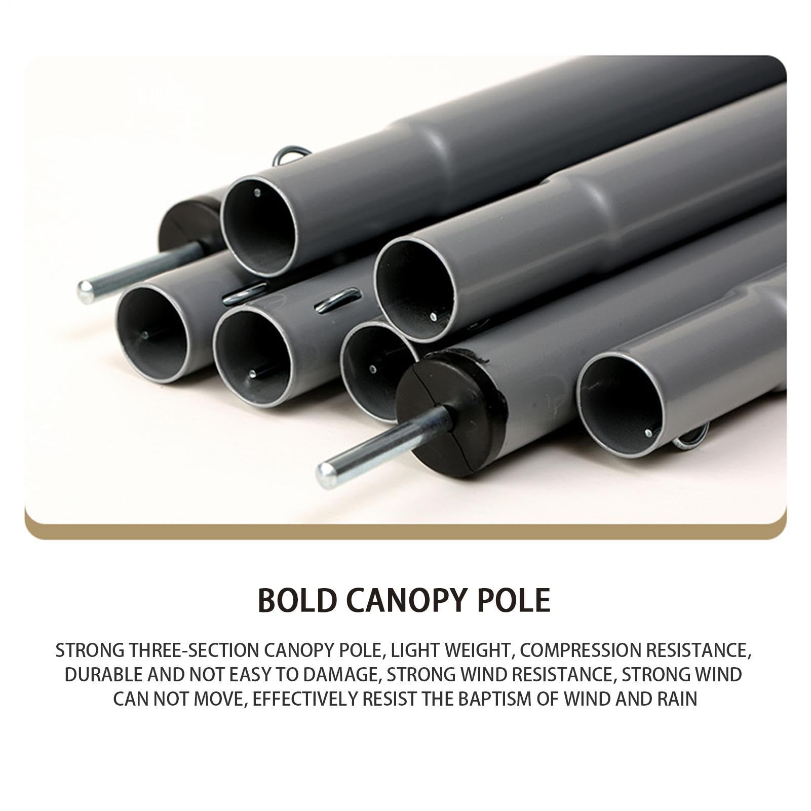 Telo antipioggia per amaca – 210D Oxford 300 x 300 x 215 cm Telo da | campeggio impermeabile con aste, , funi del , protezione antivento per viaggi in zaino