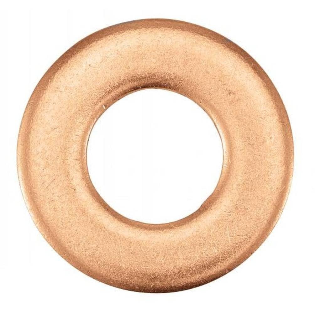 25 arandelas planas medianas tipo M 20 mm - NFE 25513 - NFE25-514 - ISO 7089 - Latón - D-Work